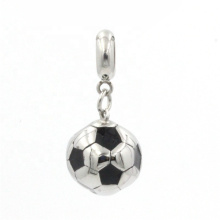 Wholesale Custom Stainless Steel Metal Football Bead